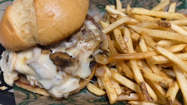 Mushroom and Swiss.