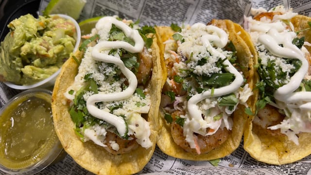3 Shrimp Taco.
