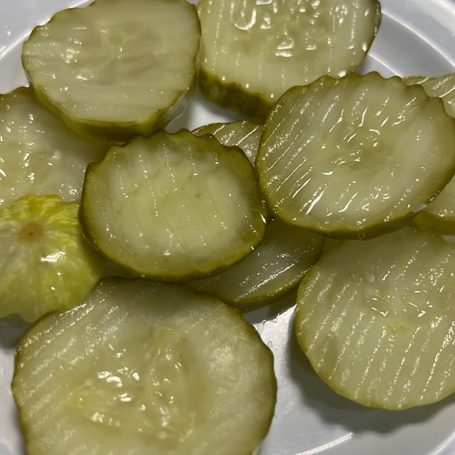 Side Pickles.